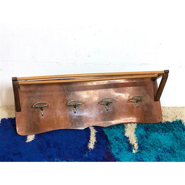 1950s Mid-Century Coat Hanger, Italy, 1950s For Sale - Image 5 of 15