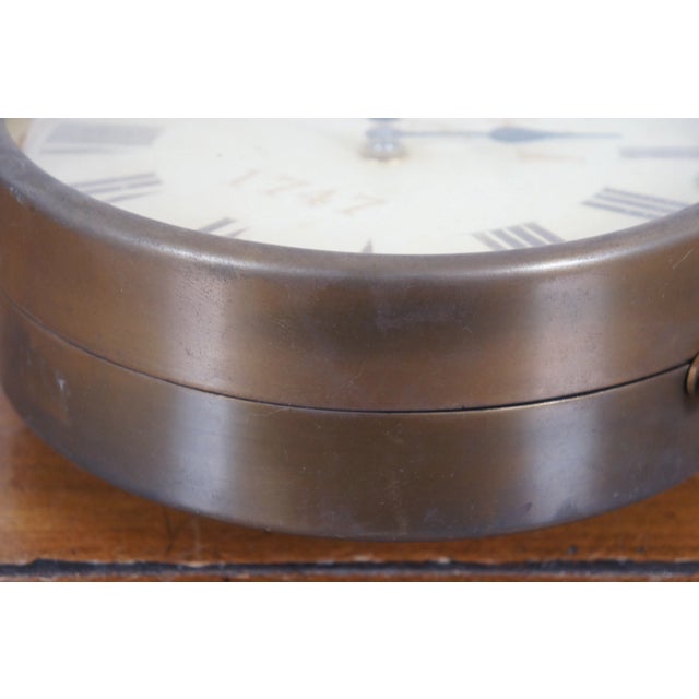 Vintage Victoria Station 1747 Double Sided Brass Wall Mount Railway