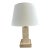 Vintage Travertine Lamp, France For Sale