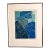 Signed Modernist Figurative Expressionist Relief Imp. Print in Blue & Green, Numbered 1/5 by Lorraine Kreimeyer For Sale