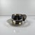 Metal Art Deco Silver-Plated Cups and Saucers from Corbière & Vuillermoz, France, 1920s, Set of 4 For Sale - Image 7 of 18