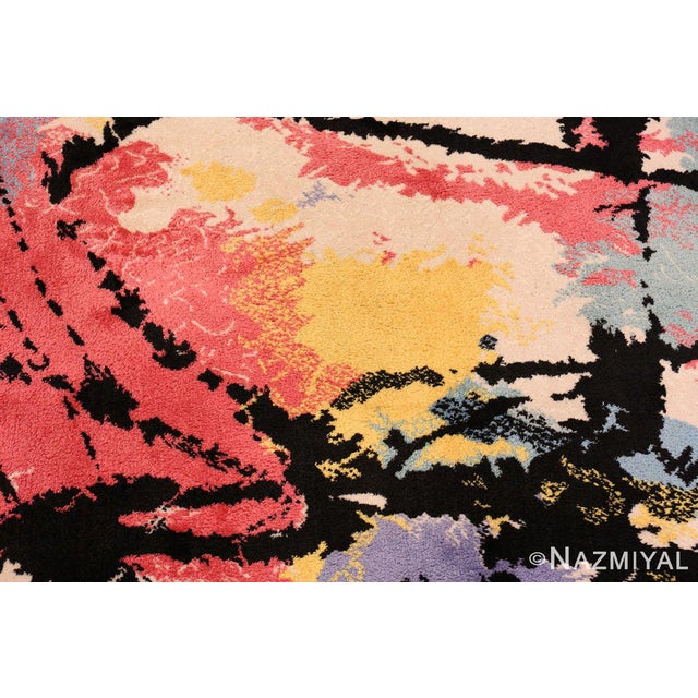 Ege Rya Nazmiyal Collection Vintage Mid-Century Swedish Robert Jacobsen Ege Rug For Sale - Image 4 of 6