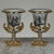 Gold Pair Antique Ritzenhoff & Breker Neoclassical Porcelain Mantel Vases For Sale - Image 8 of 18