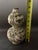 Plastic Vintage Chinese Style Carved White Cinnabar Resin Double Gourd Vase Faux Ivory For Sale - Image 7 of 8