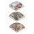 Vintage Chinoiserie “Blossoms of the Japanese Year” Set of Three For Sale