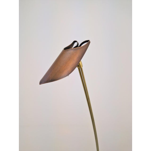 1990s Modern Brass Lance Floor Lamp by Bernd Beisse, Germany, 1990s For Sale - Image 5 of 15