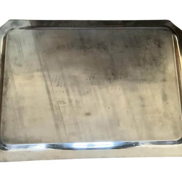 Late 19th Century Antique Masonic Silver-Plated Sandwich Tray Chesapeake Consistory No.1 m.r.s. C. 1890–1920 For Sale - Image 5 of 5