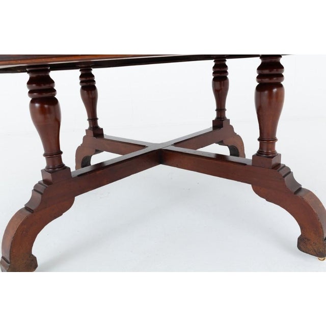 Victorian Centre Dining Table in Mahogany, 1880 For Sale - Image 9 of 10