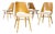 Upholstered Dining Chairs by Radomir Hoffman for Thon, 1950s, Set of 4 For Sale