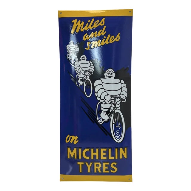 Enamel Sign Michelin Tires, 2000s For Sale