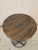 1970s Mid Century Modern X Design Hand Hammered Side Table For Sale - Image 5 of 9