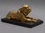 19th Century English Bronze Mastiff Dog Figure on a Stone Stand For Sale - Image 8 of 10