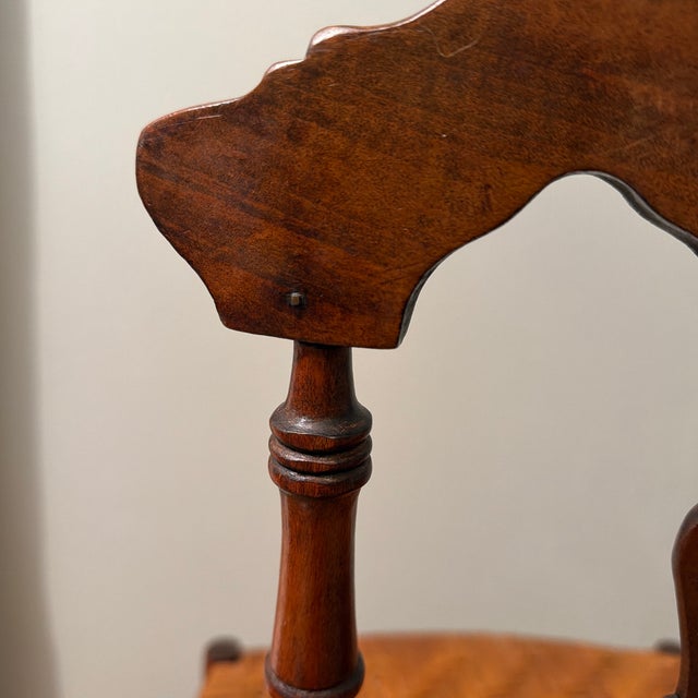 Wood Delicate 18th Century Chair-Handwoven Seat For Sale - Image 7 of 12