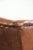 Sheepskin Wing Armchair in Cognac Color For Sale - Image 12 of 13