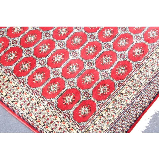 Textile Vintage Bokhara Wool Rug Made In Greece For Sale - Image 7 of 13