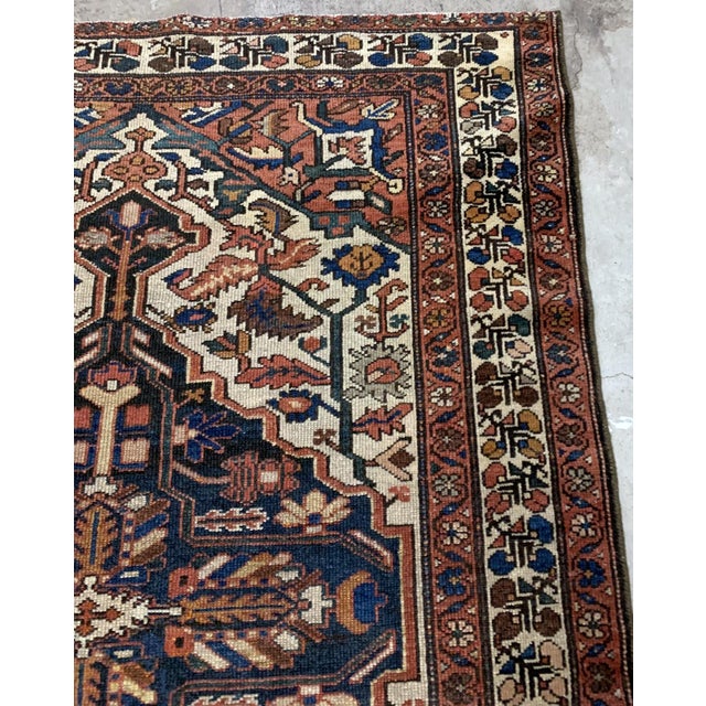 Persian 1920s, Handmade Antique Persian Malayer Rug 4.1' X 6.2' For Sale - Image 3 of 9