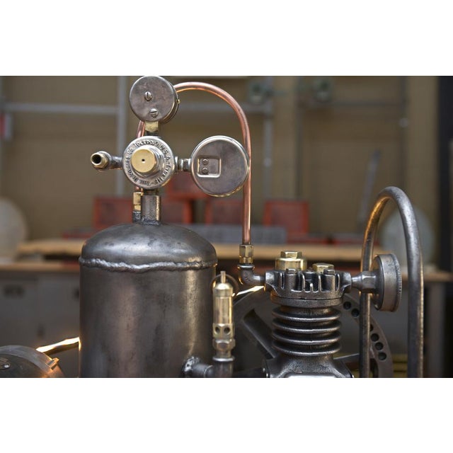 Illuminated Metal Compressor from Klaxon, London, 1950s For Sale - Image 10 of 17