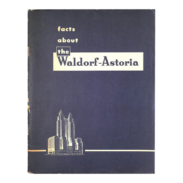"Facts About the Waldorf-Astoria" 1950 For Sale