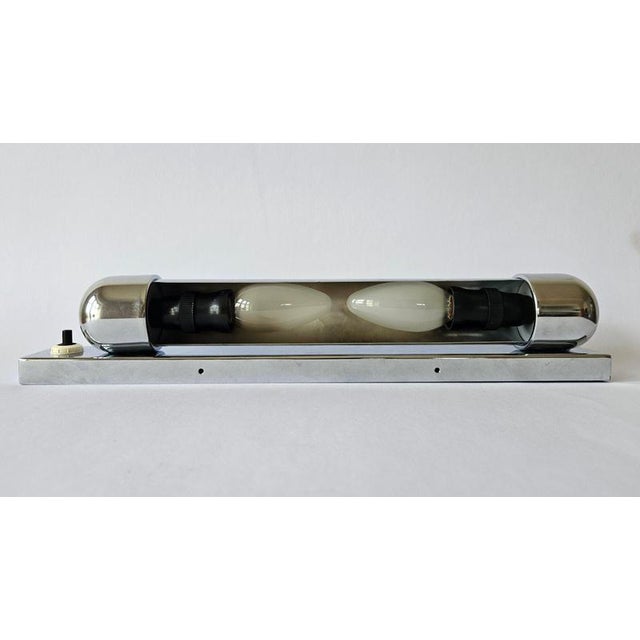 Art Deco Bauhaus Functionalism Chrome Wall Lamp, 1930s For Sale - Image 6 of 18