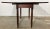 Vintage Solid Wood Early American Drop Leaf Table For Sale - Image 9 of 9