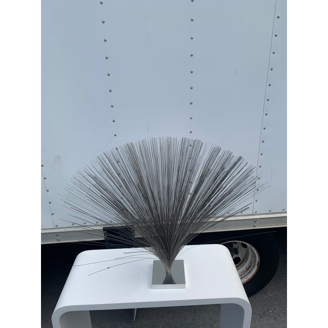 Harry Bertoia Style Kinetic Metal Wire Spray Sculpture For Sale In Miami - Image 6 of 6