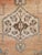Vintage Turkish Oushak Area Rug, Hand-Knotted Wool, Blue & Tan, 4' x 6' For Sale - Image 9 of 15