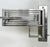 1970s Vintage Goffredo Reggiani Adjustable Italian Wall Sconce in Chrome For Sale - Image 5 of 8