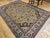 Tan Vintage Persian Tabriz Rug, Hand-Knotted Wool, Floral Pattern, Moss Green & Caramel, 7x10 For Sale - Image 8 of 18