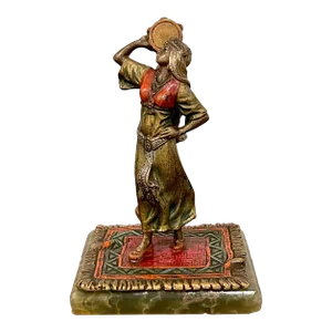 Early 20th Century Vienna Cold Painted Bronze 'Carmen'