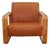 Vintage Stoll Giroflex Leather and Wood Arm Chair For Sale