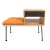 Vintage Mid-Century Modern Mengel Limed & Cerused Oak Telephone Bench by Raymond Loewy For Sale