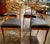 This set of 4 Biedermeier walnut side chairs features Scalamandre and leather upholstery, making them a stylish and unique...