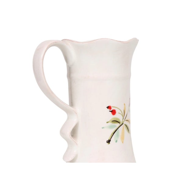 Italian Ceramic Pitcher by Tiriduzzi For Sale - Image 4 of 6
