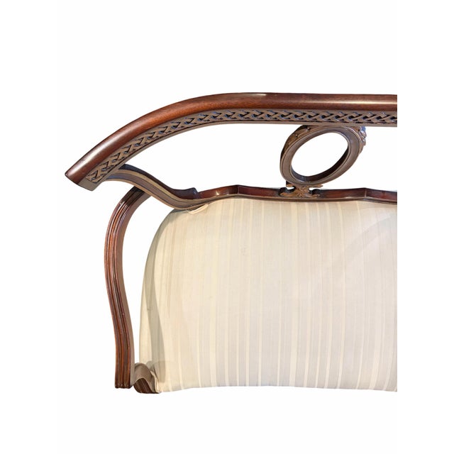 Antique English Mahogany Settee For Sale In Phoenix - Image 6 of 6