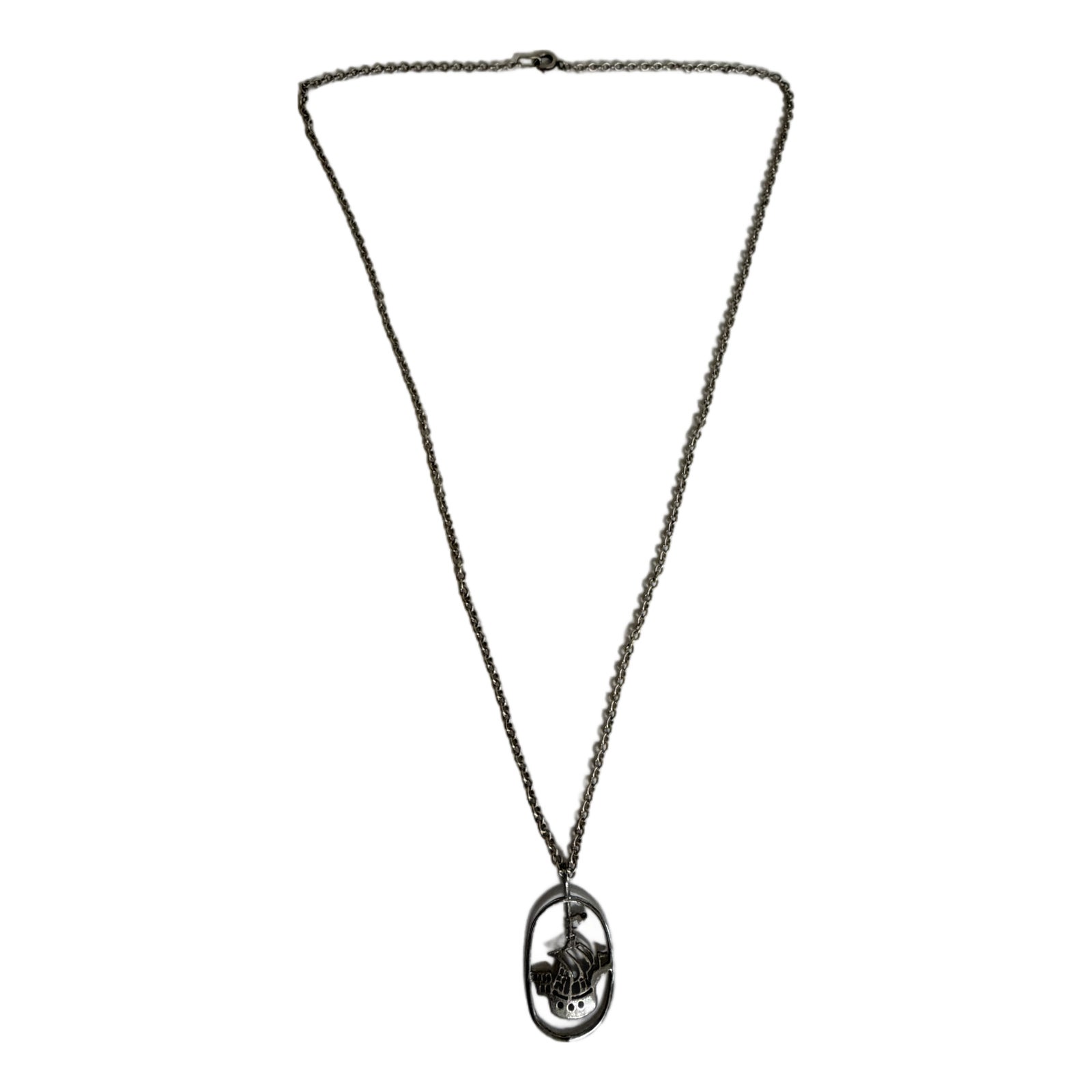 Sterling Silver Necklace With a Multi-Masted Sailing Ship Pendant ...