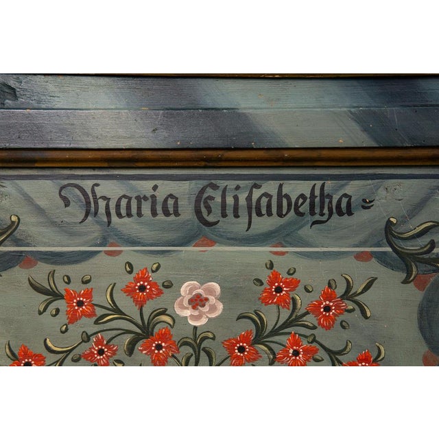 Large Antique Softwood Chest For Sale - Image 3 of 18