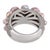 Mid 20th Century Monili Natural Pearl Diamond Platinum Cluster Ring, Size 6.5 For Sale In Los Angeles - Image 6 of 6