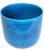 Blue Vintage French Blue Craquelure Vase For Sale - Image 8 of 13