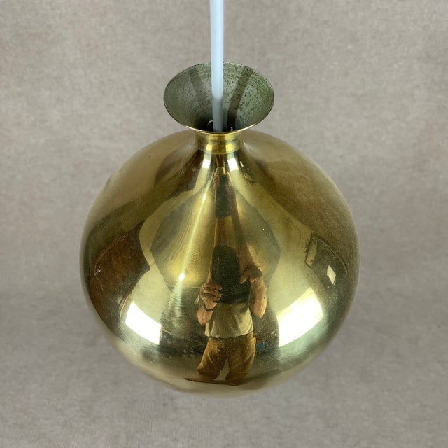 Mid-Century Modern Pendant Lamp by Helge Zimdal for Falkenbergs Belysning Ab, Sweden, 1960s, Set of 2 For Sale - Image 3 of 7
