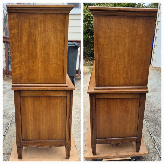 Mid 20th Century Henredon French Regency Gentleman’s Chest Tall Highboy Dresser For Sale - Image 12 of 15