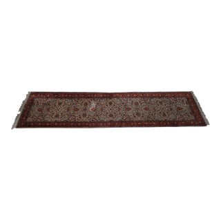 1950s Bloomingdales Vintage 3 X 11 Oriental Runner Rug For Sale