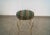 1960’s Hollywood Regency Swivel Brass & Velvet Vanity Stool For Sale In Los Angeles - Image 6 of 12
