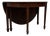 Vintage Federal Style Mahogany Gateleg Round Drop Leaf Dining Table For Sale