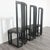 Tris Wooden Throne Chairs by Giorgetti, 1980s, Set of 3 For Sale - Image 15 of 18