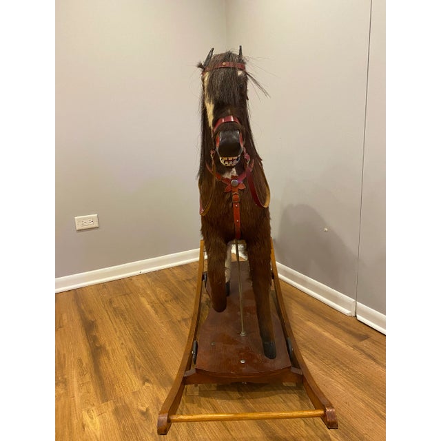 1950s Nikolaus Klein Rocking Horse For Sale - Image 4 of 4