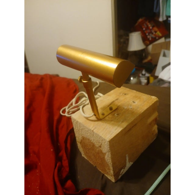 1970s Petite Brass Picture /Piano Lamp For Sale - Image 4 of 11