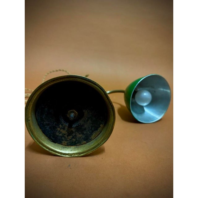 Gold Vintage Table Lamp in Bronze, 1920 For Sale - Image 8 of 12