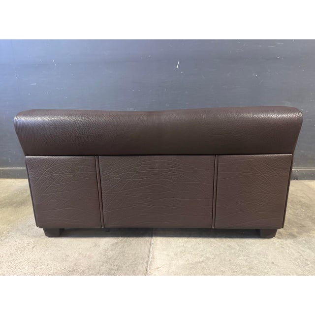 Vintage De Sede Ds-97 Buffalo Leather Loveseats Sofa For Sale - Image 9 of 10