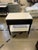 Contemporary Custom Oak Espresso Nightstands With Limestone Top & Shelf – Modern Organic Bedside Tables For Sale - Image 3 of 10