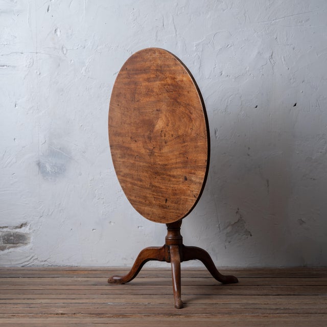George III Mahogany Tilt-Top, 18th Century For Sale In Savannah - Image 6 of 16